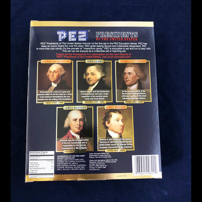 PEZ -  Presidents of the United States Volume 1: 1789-1825 Sealed