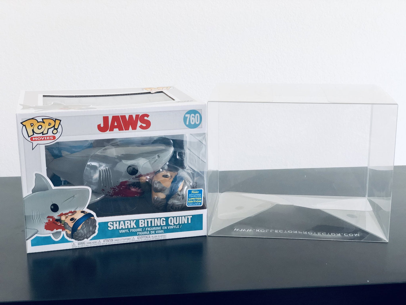 SDCC JAWS Pop Protectors for Funko Vinyl Collectible Figures, 50mm thick  popshield vaulted vinyl
