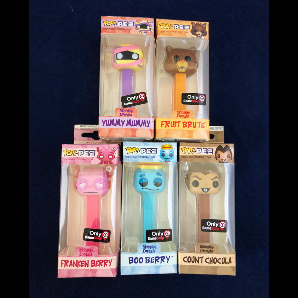 Funko Pop Pez Ad Icons Cereal Monsters Set of 5 Pez Dispensers