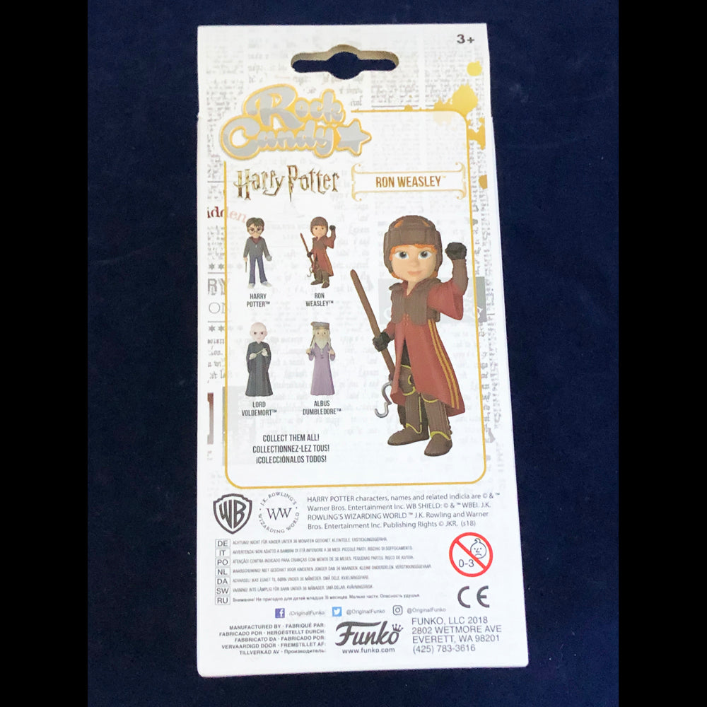 Funko Rock Candy Harry Potter Ron Weasley Quidditch Rare Vaulted Vinyl Toy Art Figure