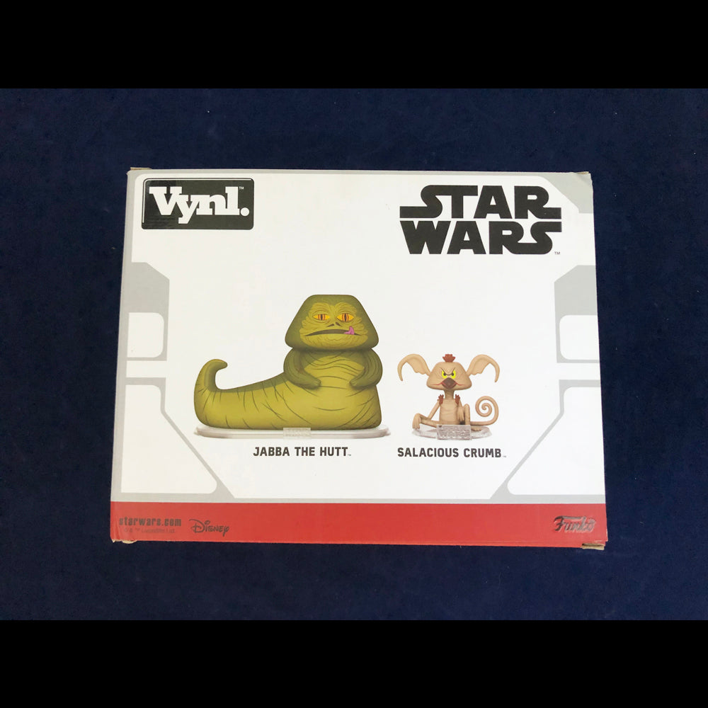 Funko VYNL 2 Pack Star Wars Jabba the Hutt & Salacious Crumb Vinyl Toy Art Figure