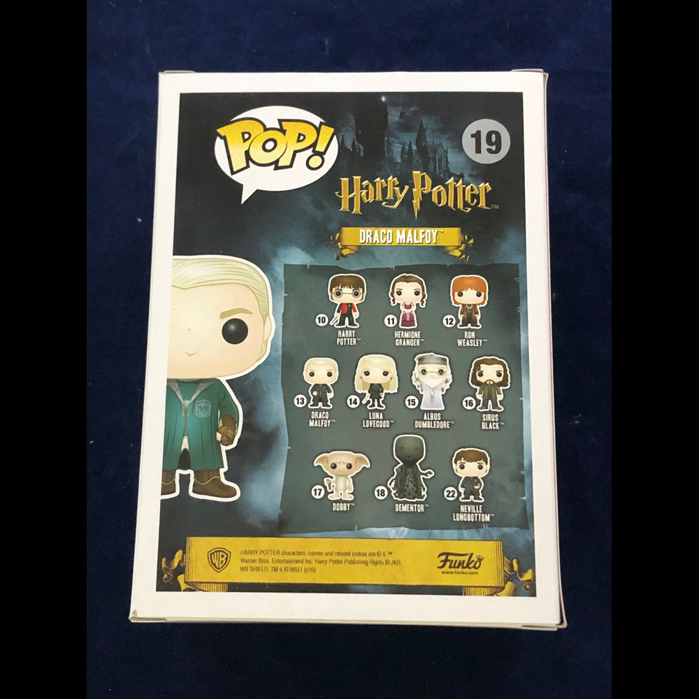 Funko Pop Harry Potter Draco Malfoy Quidditch Hot Topic– Display Geek, Inc.