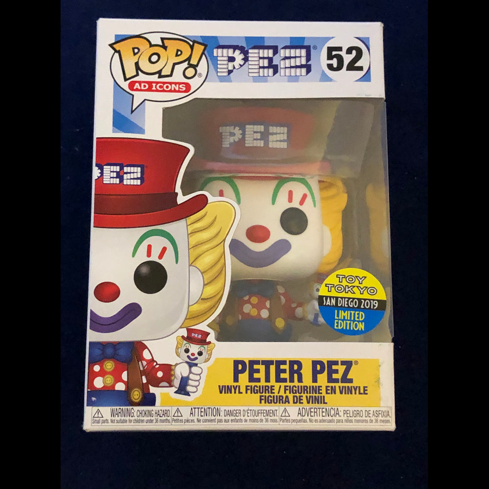 Funko Pop Ad Icons Peter Pez Red Hat SDCC Exclusive Rare Vaulted Vinyl Toy Art Figure