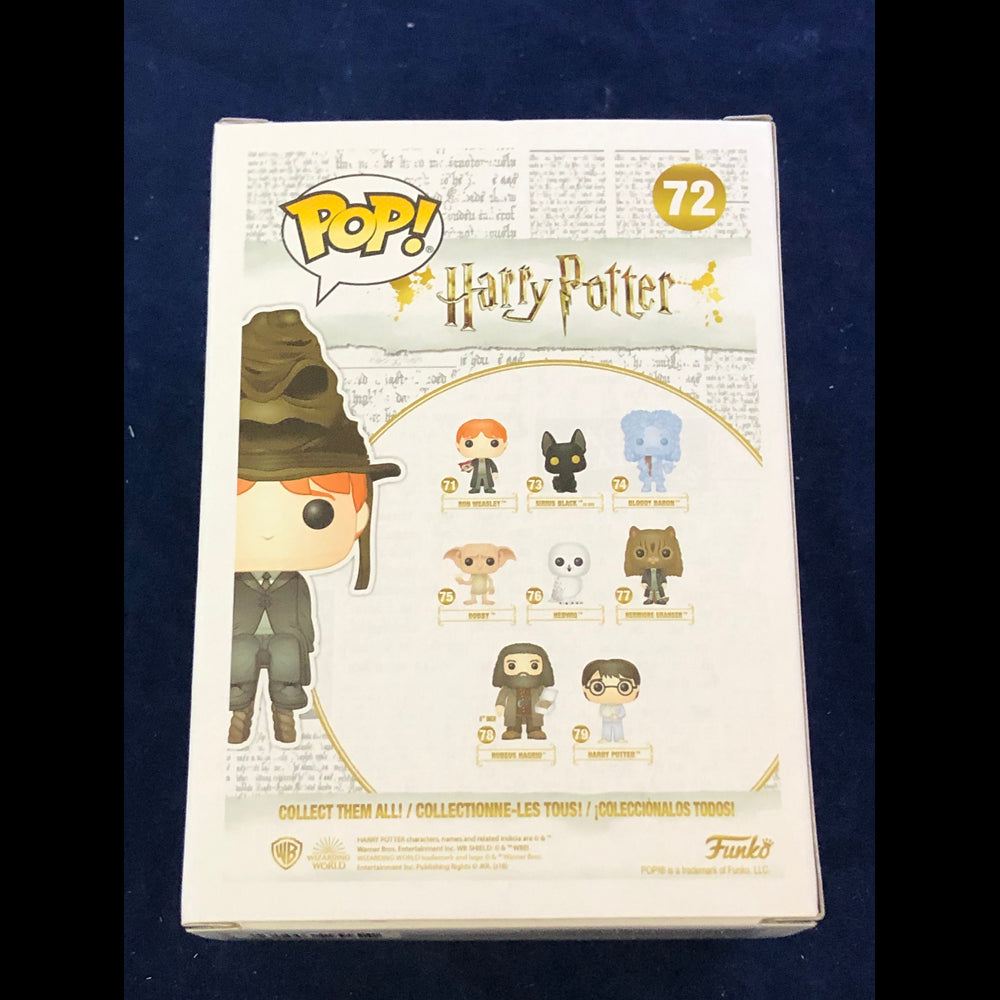 Funko Pop Harry Potter Ron Weasley Sorting Hat FYE