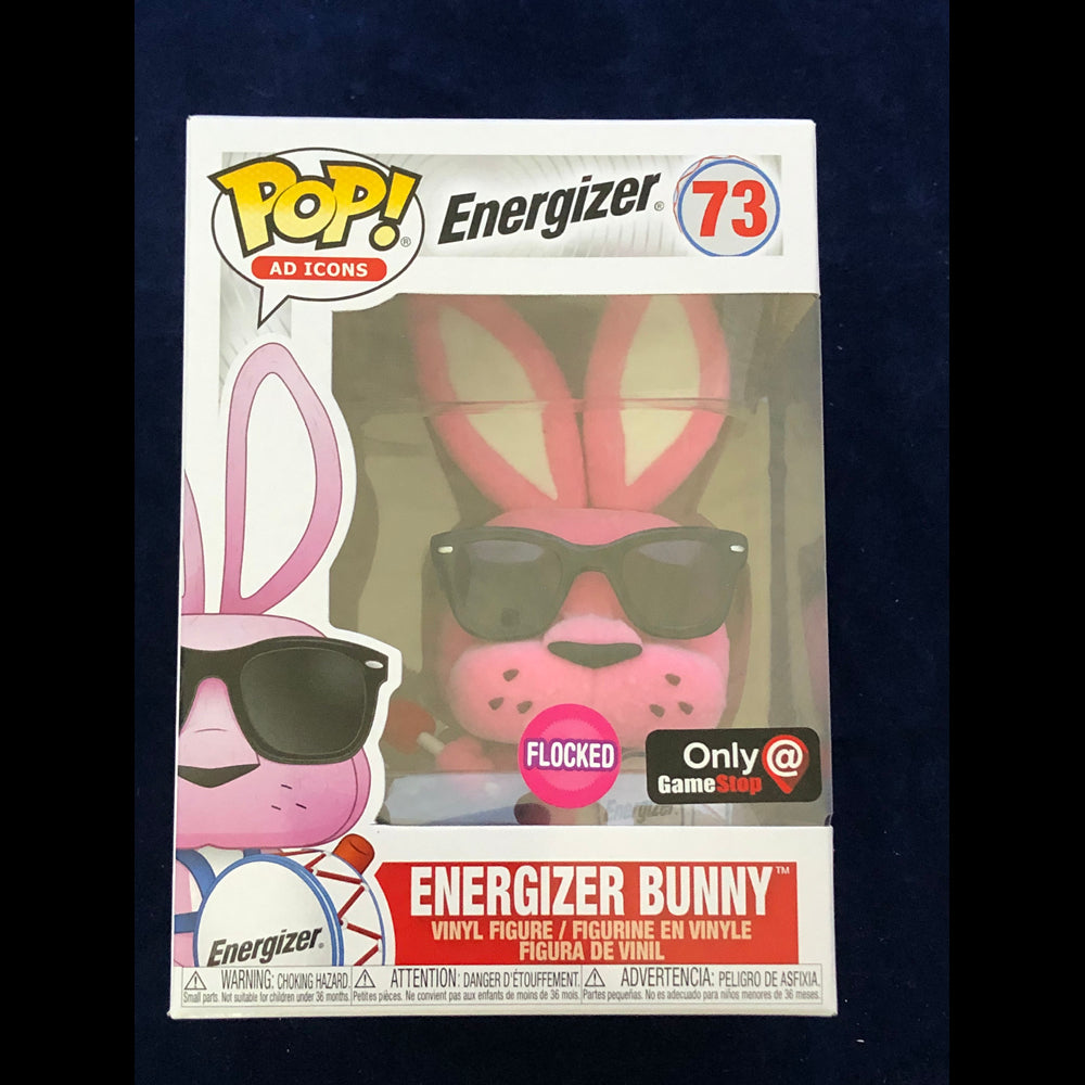 Funko Pop Funko Pop Ad Icons Energizer Bunny Flocked GameStop Exclusive Vinyl Toy Art Figure