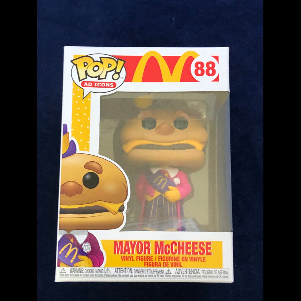 Funko Pop Ad Icons McDonalds Mayor McCheese Vinyl Toy Art Figure