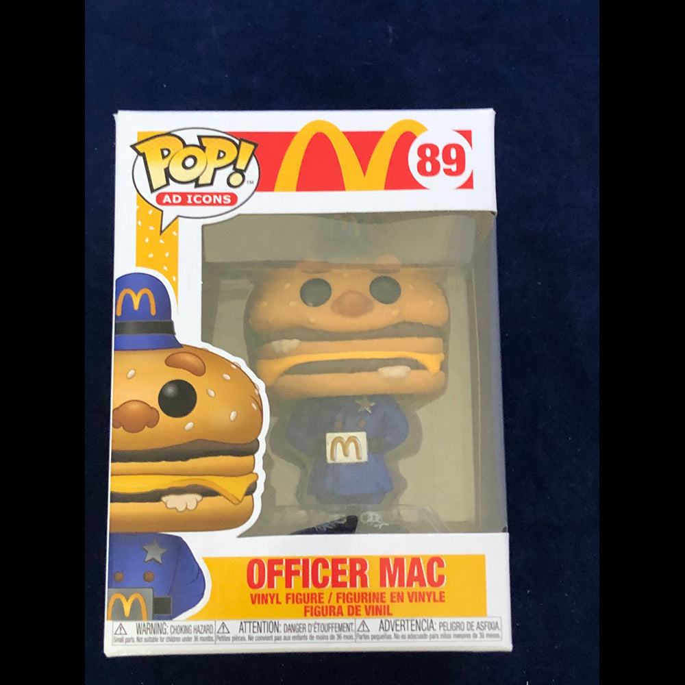 Funko Pop Ad Icons McDonalds Officer Mac Vinyl Toy Art Figure