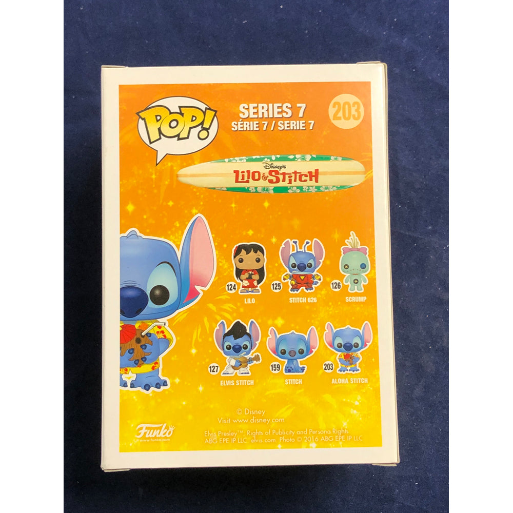 Funko Pop Disney Aloha Stitch Hot Topic Display Geek Inc