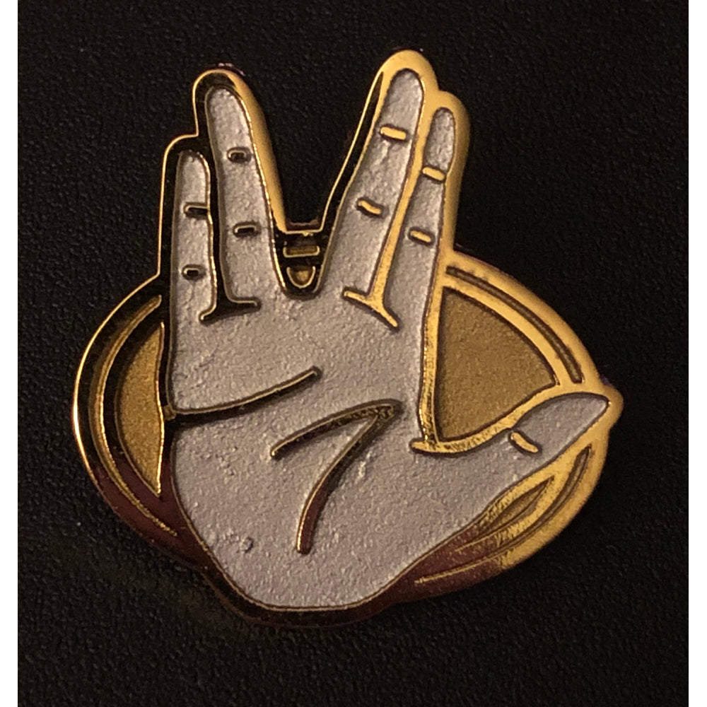 LootCrate Pin Spock Live Long and Prosper (Used)