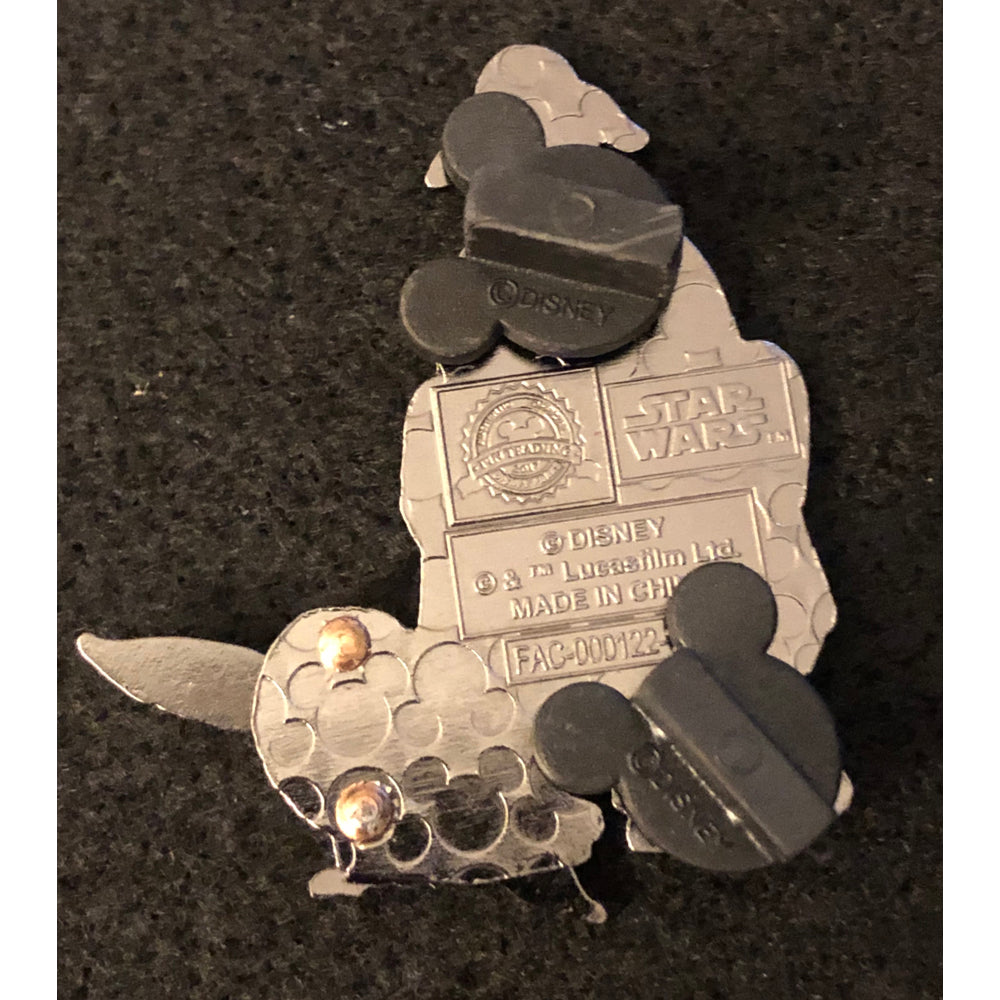 Disney Pin Trading R2-D2 with Porgs Swivel