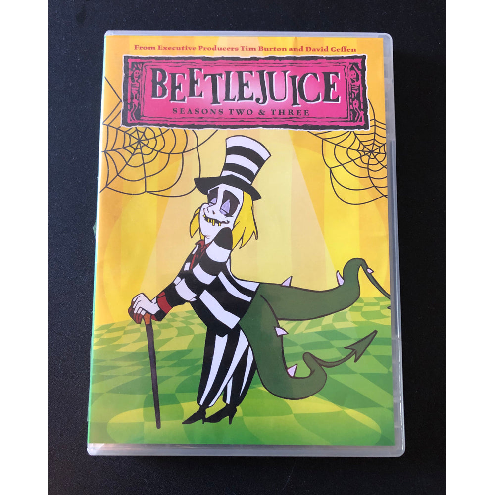 Beetlejuice Cartoon Seasons 2 and 3 - DVD (Used Once)