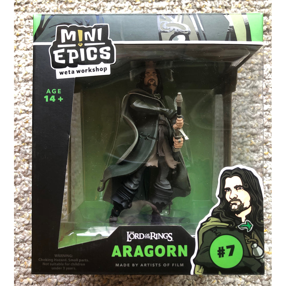 Weta Workshop - Aragorn Mini Epics (Used) *8/10 box*