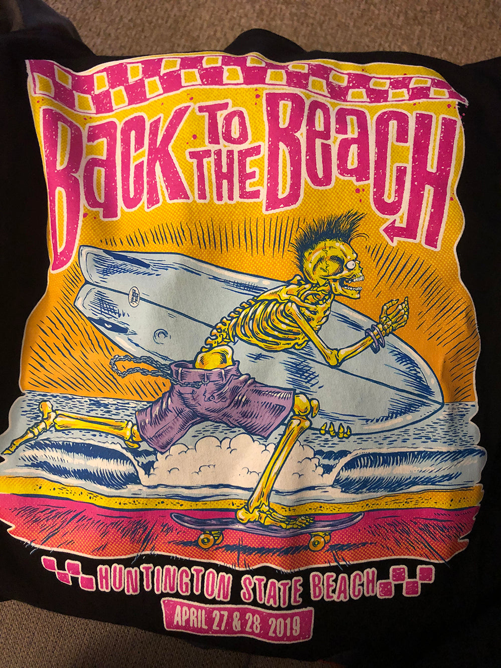 Back to the Beach 2019 Tour - T-Shirt SIZE L