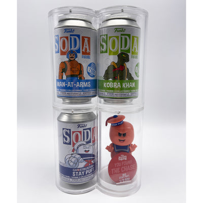 funko soda stacks grail chase stackers pop acrylic toobs protectors armor shield tubes