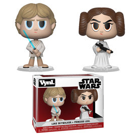 Funko VYNL 2 Pack Star Wars Luke Skywalker & Princess Leia Vinyl Toy Art Figure