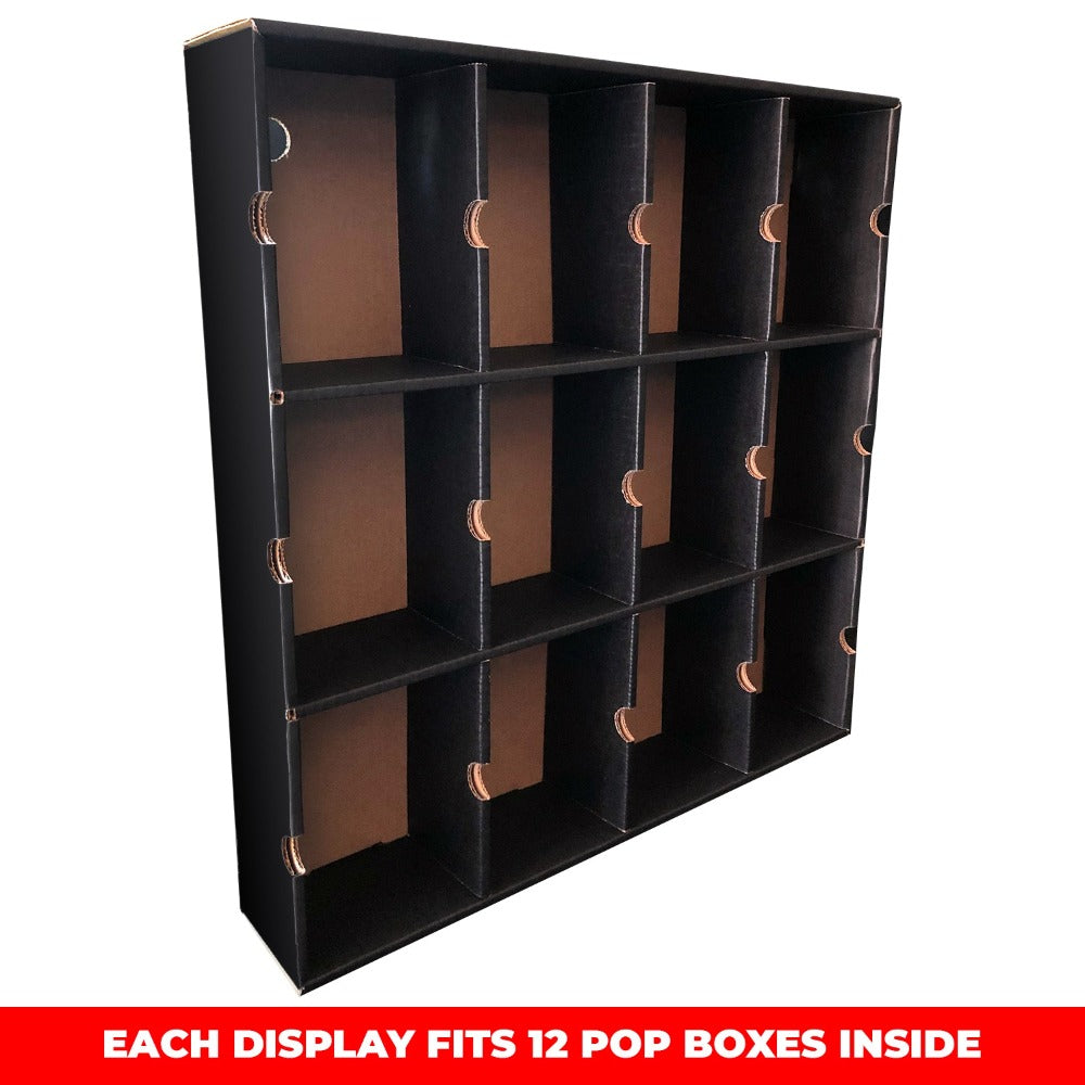 Geek Displays KUBBIE DLX BLACK (3x4) - In Box Display Case for Funko Pops, Wall Moun ...