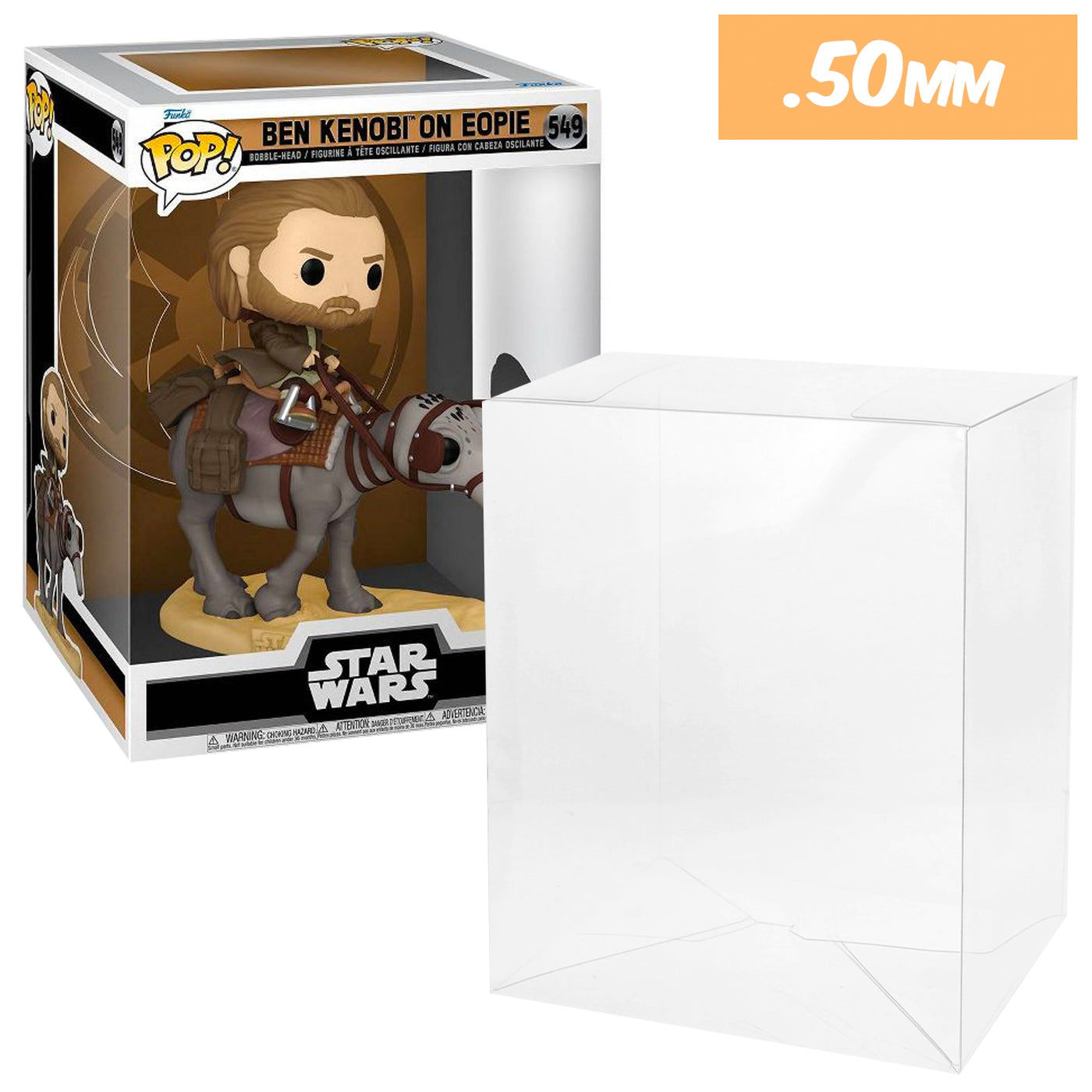 star wars ben kenobi on eopie best funko pop protectors thick strong uv scratch flat top stack vinyl display geek plastic shield vaulted eco armor fits collect protect display case kollector protector