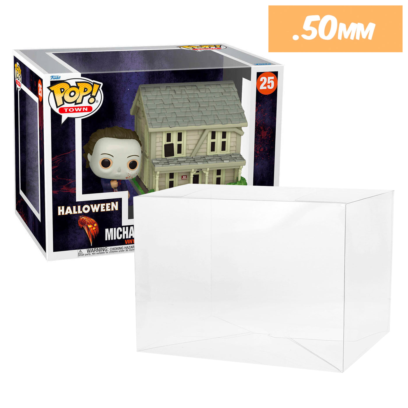 michael myers house pop town best funko pop protectors thick strong uv scratch flat top stack vinyl display geek plastic shield vaulted eco armor fits collect protect display case kollector protector