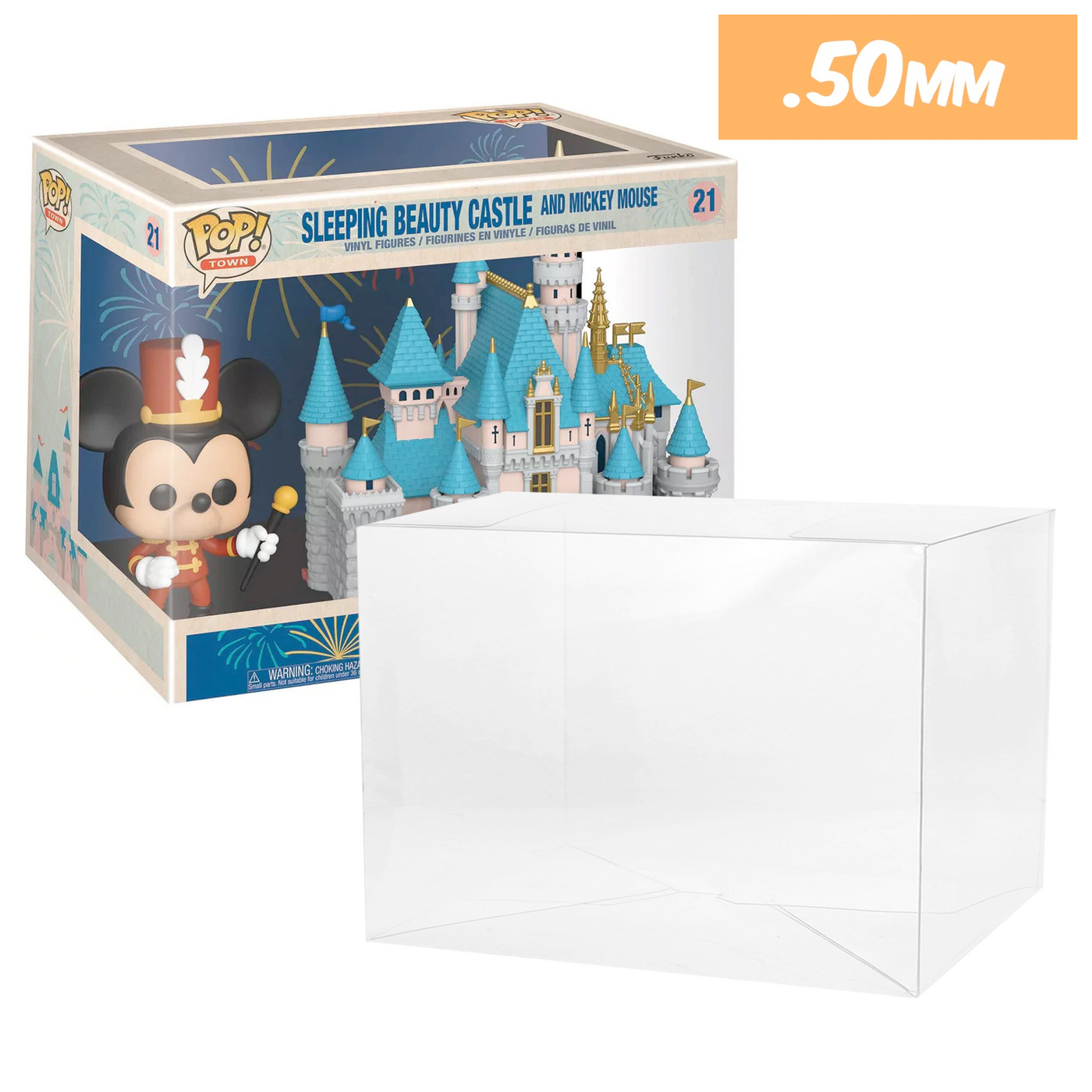 21 mickey sleeping beauty town best funko pop protectors thick strong uv scratch flat top stack vinyl display geek plastic shield vaulted eco armor fits collect protect display case kollector protector