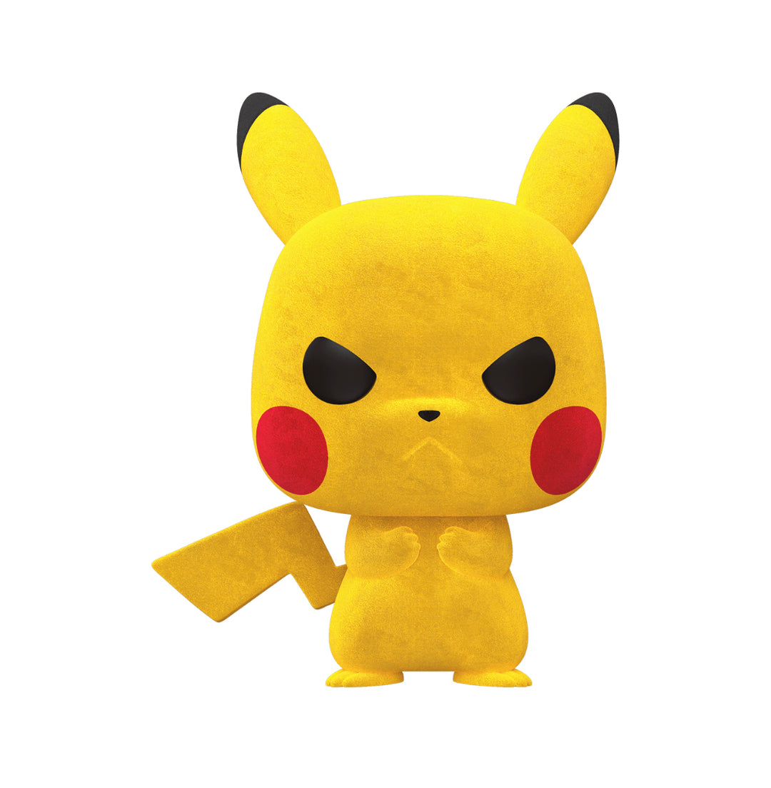 Funko Pop Pikachu Angry Flocked Shared Display Geek Inc