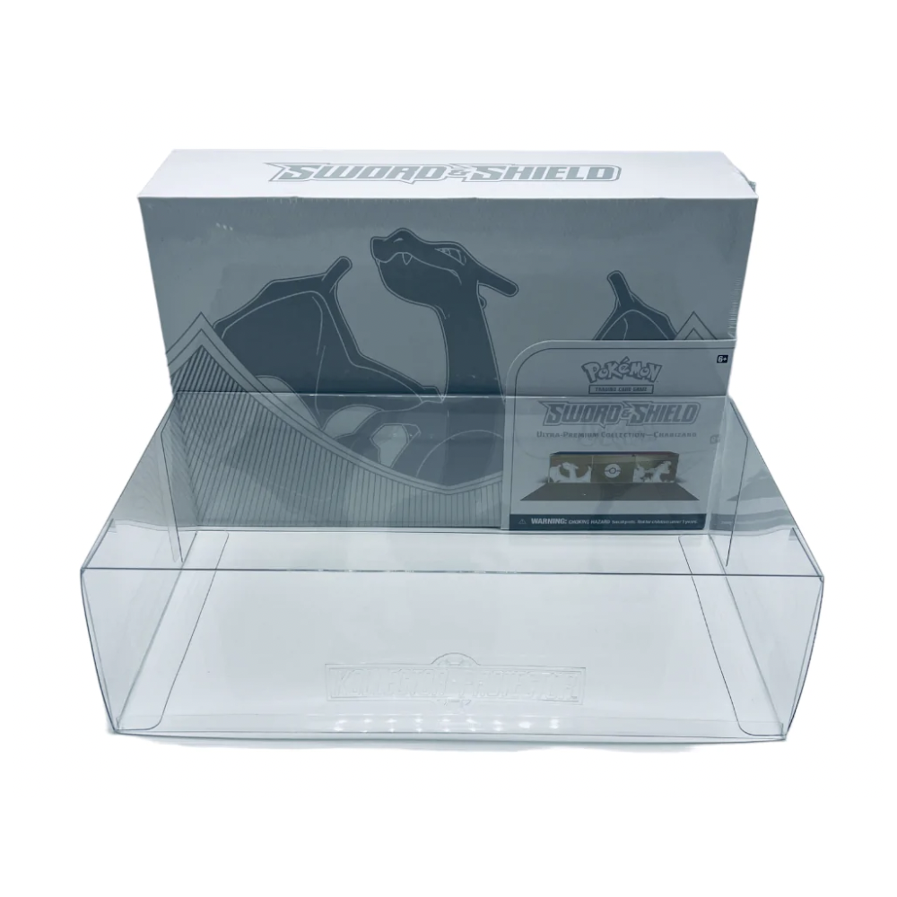 booster box protectors POKEMON TCG (0.50mm thick, UV & Scratch Resistant) 4.75h x 5.25w x 3d not compatible with XY sets Pokemon Booster Box 5-Pack Scratch