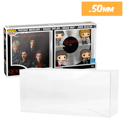 21 queen greatest hits pop albums deluxe best funko pop protectors thick strong uv scratch flat top stack vinyl display geek plastic shield vaulted eco armor fits collect protect display case kollector protector