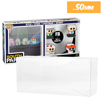 42 south park boy band pop albums deluxe best funko pop protectors thick strong uv scratch flat top stack vinyl display geek plastic shield vaulted eco armor fits collect protect display case kollector protector