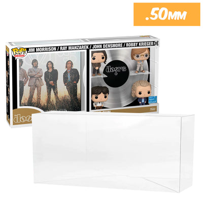 20 the doors pop albums deluxe best funko pop protectors thick strong uv scratch flat top stack vinyl display geek plastic shield vaulted eco armor fits collect protect display case kollector protector