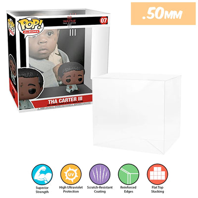 07 lil wayne the carter pop albums best funko pop protectors thick strong uv scratch flat top stack vinyl display geek plastic shield vaulted eco armor fits collect protect display case kollector protector