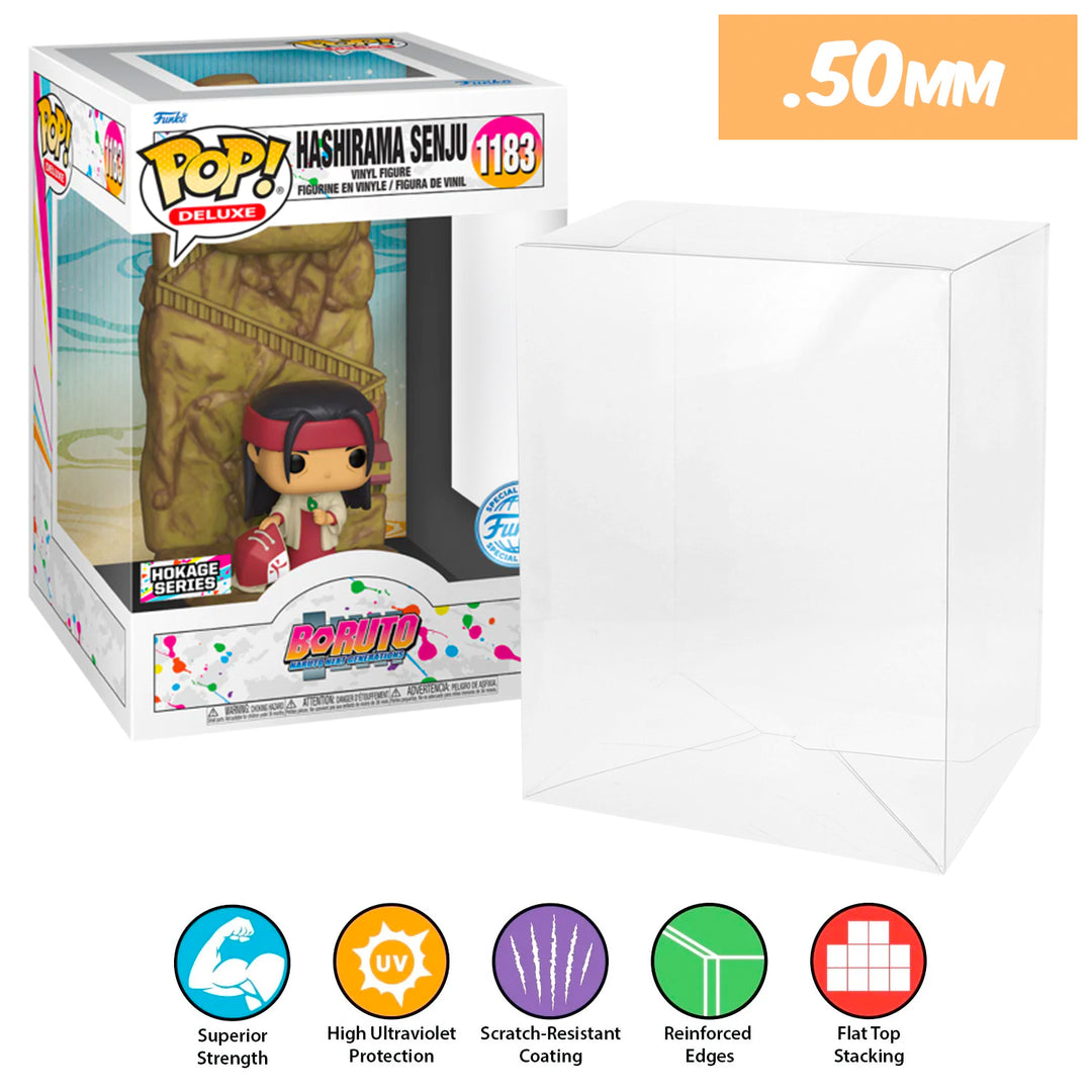 POP Deluxe Hokage Rock - Funko Pop Protectors (0.50mm UV Resistant