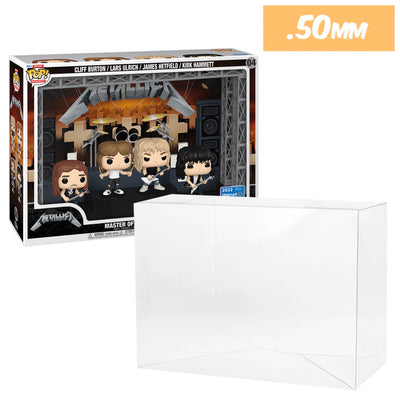 pop moment deluxe concert metallica master of puppets 04 best funko pop protectors thick strong uv scratch flat top stack vinyl display geek plastic shield vaulted eco armor fits collect protect display case kollector protector