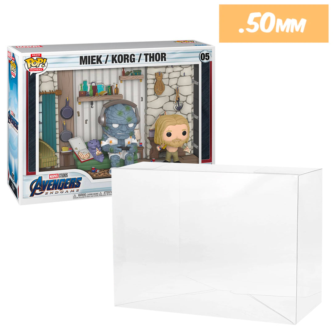 pop moment deluxe thors house 05 best funko pop protectors thick strong uv scratch flat top stack vinyl display geek plastic shield vaulted eco armor fits collect protect display case kollector protector