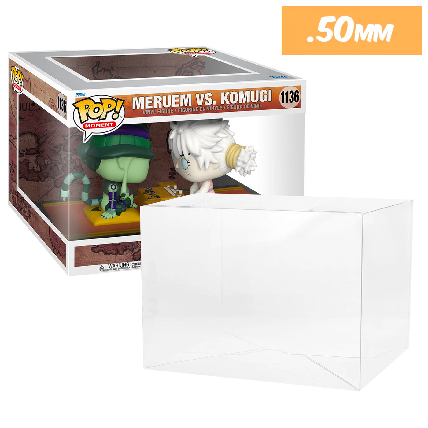 hunter x hunter meruem vs komugi pop moment best funko pop protectors thick strong uv scratch flat top stack vinyl display geek plastic shield vaulted eco armor fits collect protect display case kollector protector