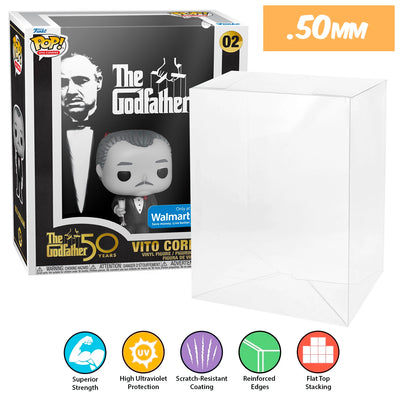 02 vito godfather walmart pop vhs covers best funko pop protectors thick strong uv scratch flat top stack vinyl display geek plastic shield vaulted eco armor fits collect protect display case kollector protector