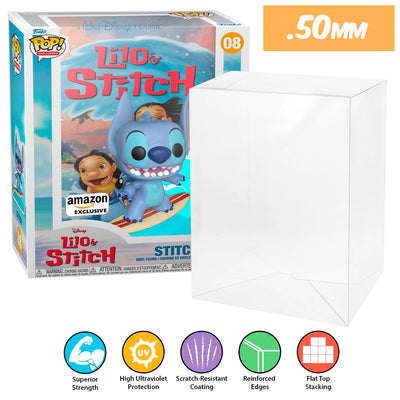 08 lilo and stitch amazon pop vhs covers best funko pop protectors thick strong uv scratch flat top stack vinyl display geek plastic shield vaulted eco armor fits collect protect display case kollector protector