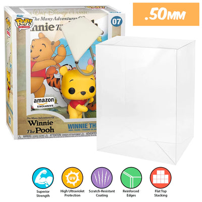 07 winnie the pooh amazon pop vhs covers best funko pop protectors thick strong uv scratch flat top stack vinyl display geek plastic shield vaulted eco armor fits collect protect display case kollector protector