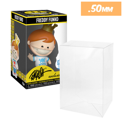 SMALL FREDDY FUNKO Ron English Pop Protectors for Funko Vinyl Collectible Figures, 50mm thick  popshield vaulted vinyl