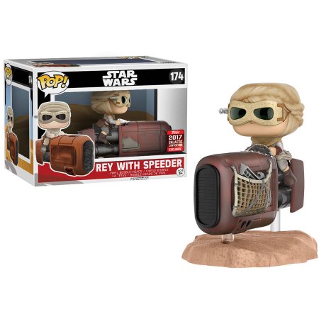 Rey with Speeder (Galactic Convention)