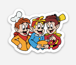 Boy Trio Sticker  (2" x 1.51) - Display Geek
