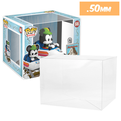 mickey large matterhorn pop rides best funko pop protectors thick strong uv scratch flat top stack vinyl display geek plastic shield vaulted eco armor fits collect protect display case kollector protector