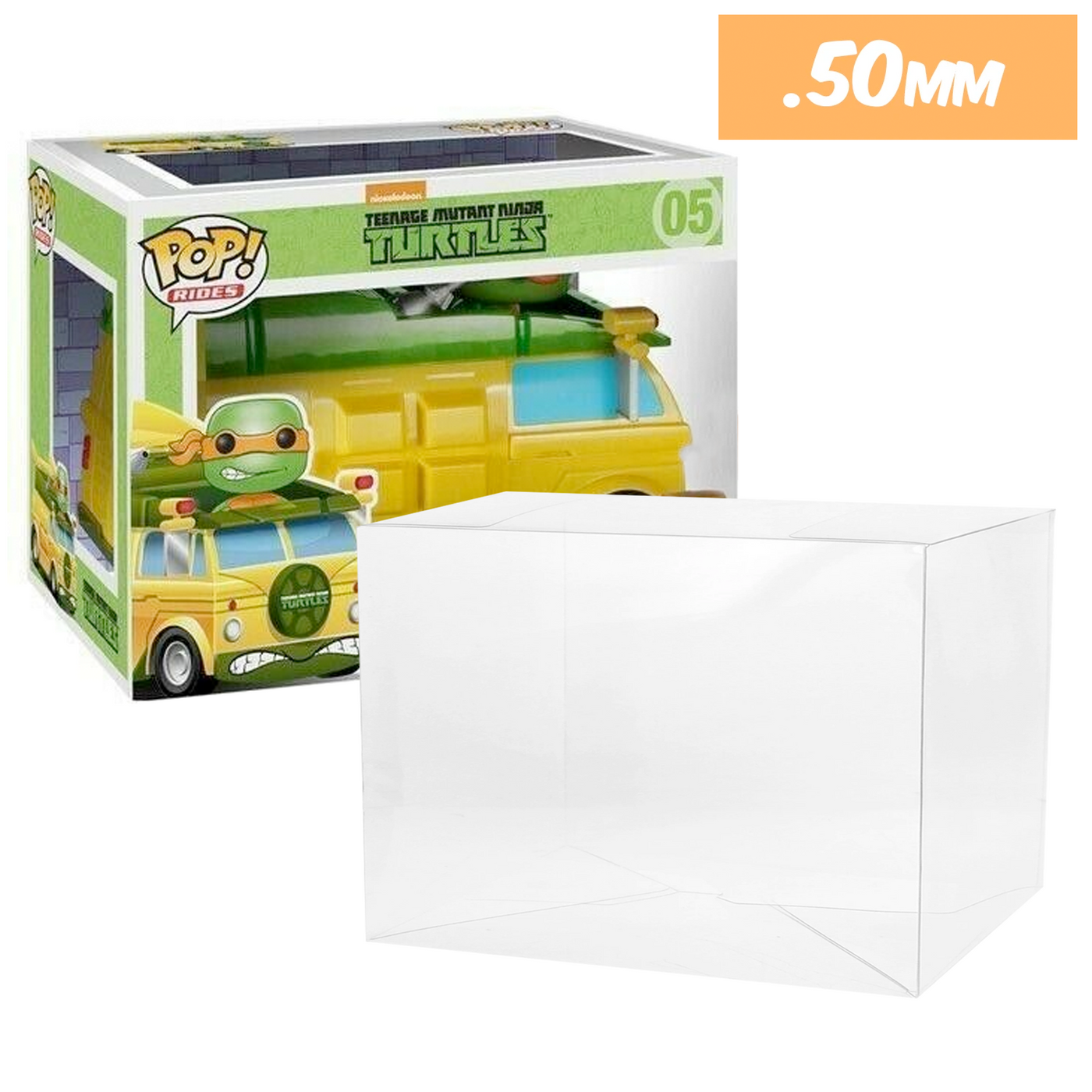 tmnt turtle van pop rides best funko pop protectors thick strong uv scratch flat top stack vinyl display geek plastic shield vaulted eco armor fits collect protect display case kollector protector