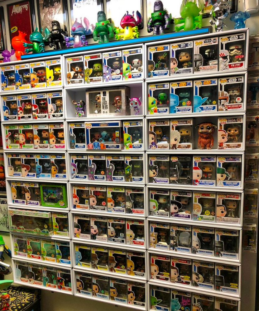Geek Displays Display for Funko Pop Vinyl Toys, Display Geek Original Pop Shelf ECO ...