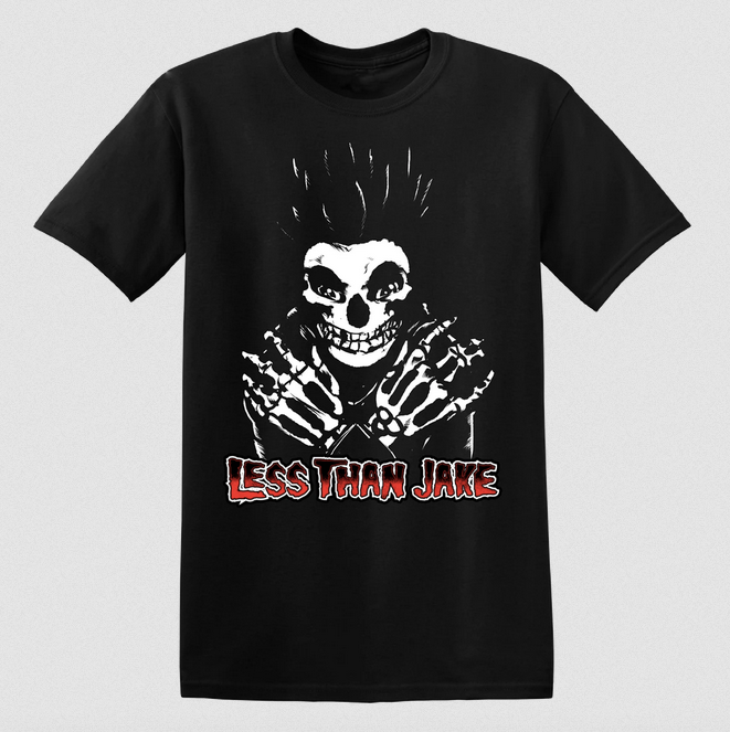 Less Than Jake Glow in the Dark - T-Shirt SIZE L