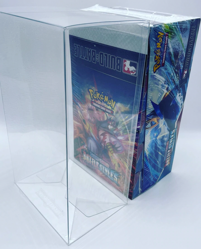 POKEMON TCG Build & Battle Full Case Box Protectors (50mm thick, UV & Scratch Resistant) 10.5h X 6w X 4.25d on The Protector Guide App by Display Geek