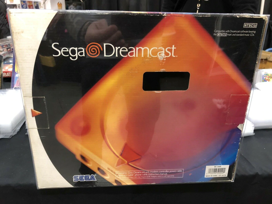VIDEO GAME CONSOLE Box Protectors for DREAMCAST Boxes (50mm thick, UV & Scratch Resistant)