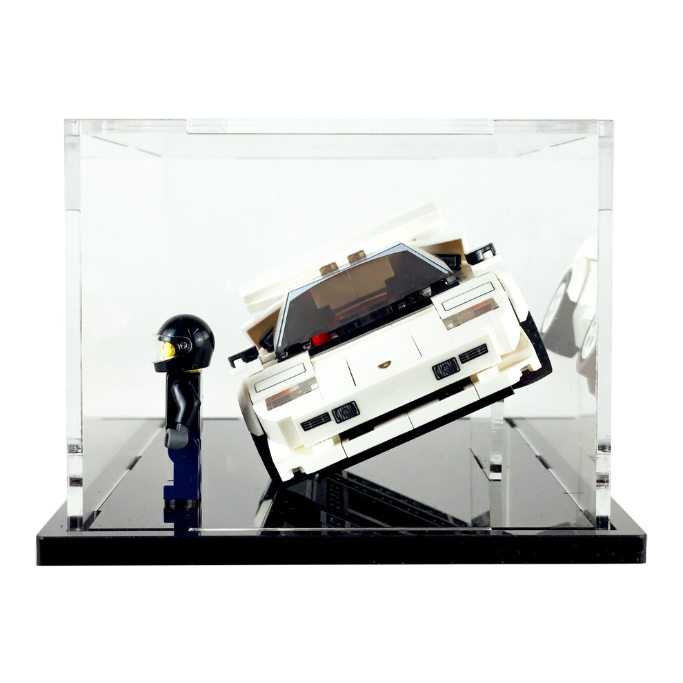 LEGO - 3mm thick Custom Acrylic Display Case for Speed Champion (3.5h x 8w x 4.5d) by Display Geek Flying Box 3mm thick dust and dirt protection