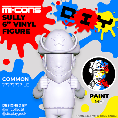 Sully Mi-Cons DIY 6 inch Vinyl Figure Display Geek Toys cssully Twitch Funko Funkast Movie Retakes NerdFu