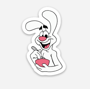 Rabbit Sticker  (1.27" x 2") - Display Geek