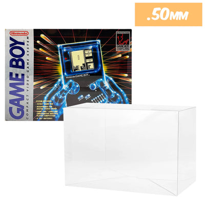 Plastic Protector for GAME BOY Video Game Console Box (0.50mm thick, UV & Scratch Resistant) on The Protector Guide App by Display Geek