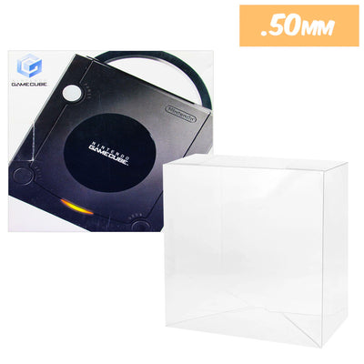 VIDEO GAME CONSOLE Box Protectors for GAME CUBE Boxes (50mm thick, UV & Scratch Resistant)